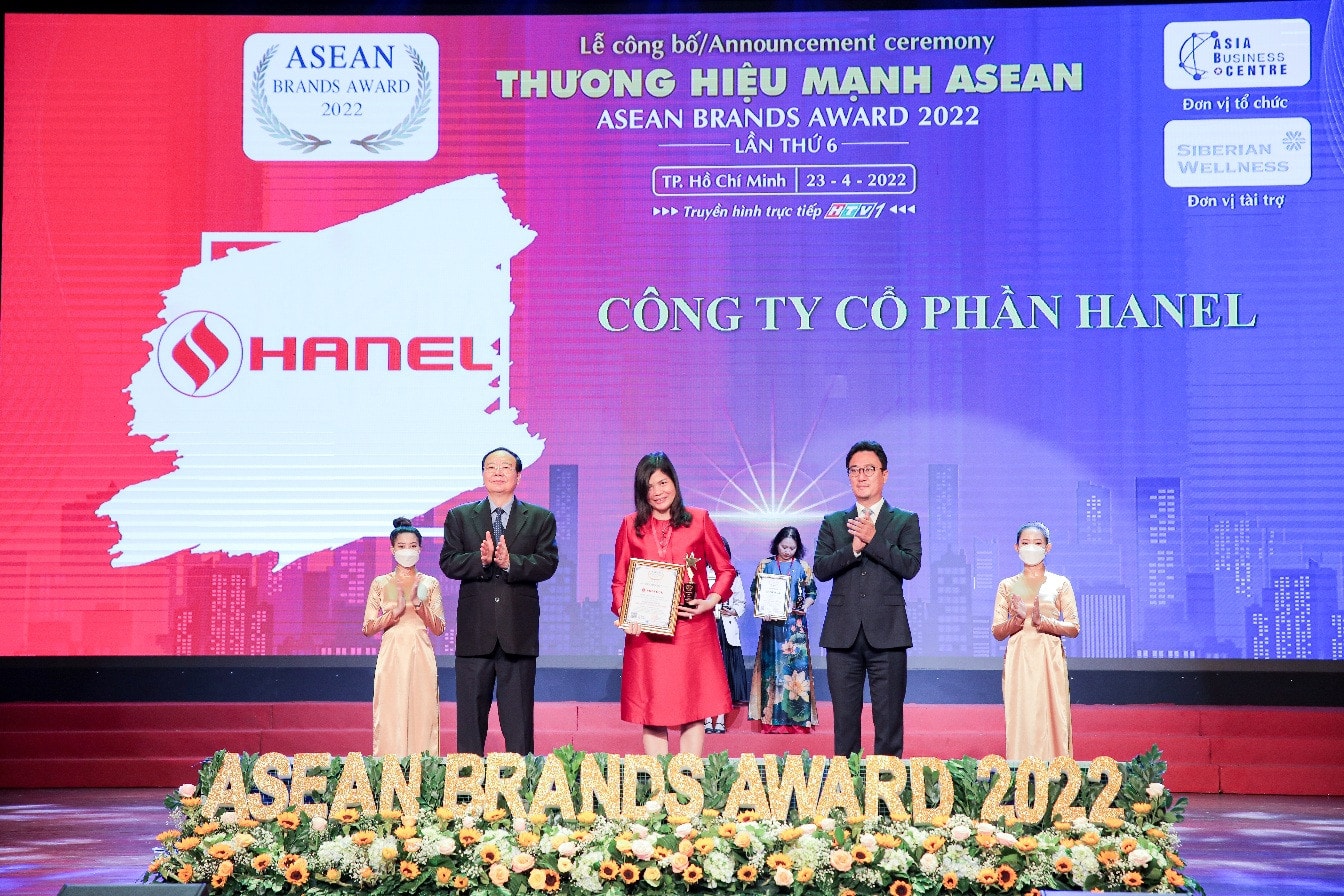 Thương hiệu mạnh ASEAN ghi nhận những nỗ lực của Hanel và lãnh đạo Hanel -0