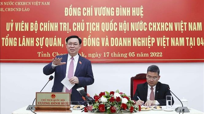 Chủ tịch Quốc hội Vương Đình Huệ kết thúc tốt đẹp chuyến thăm chính thức Cộng hoà Dân chủ Nhân dân Lào -3