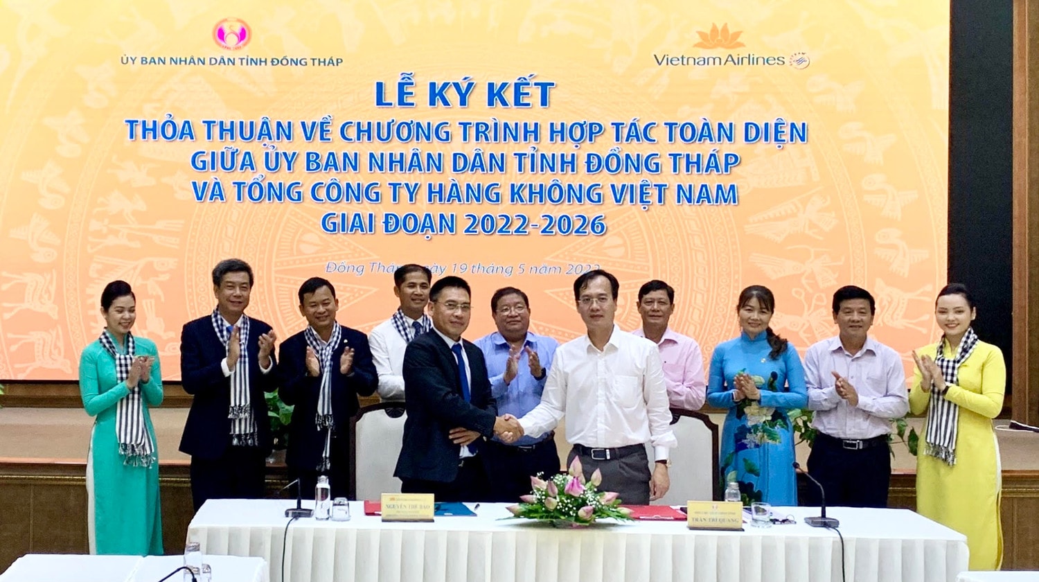Vietnam Airlines và tỉnh Đồng Tháp ký kết thỏa thuận hợp tác toàn diệngiai đoạn 2022 - 2026 -0