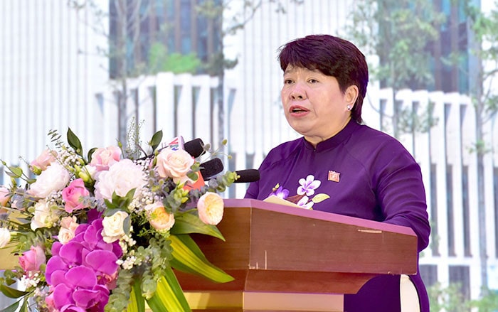 Chủ tịch Quốc hội Vương Đình Huệ: Nữ đại biểu Quốc hội đóng góp quan trọng vào những bước tiến, thành công của Quốc hội -0