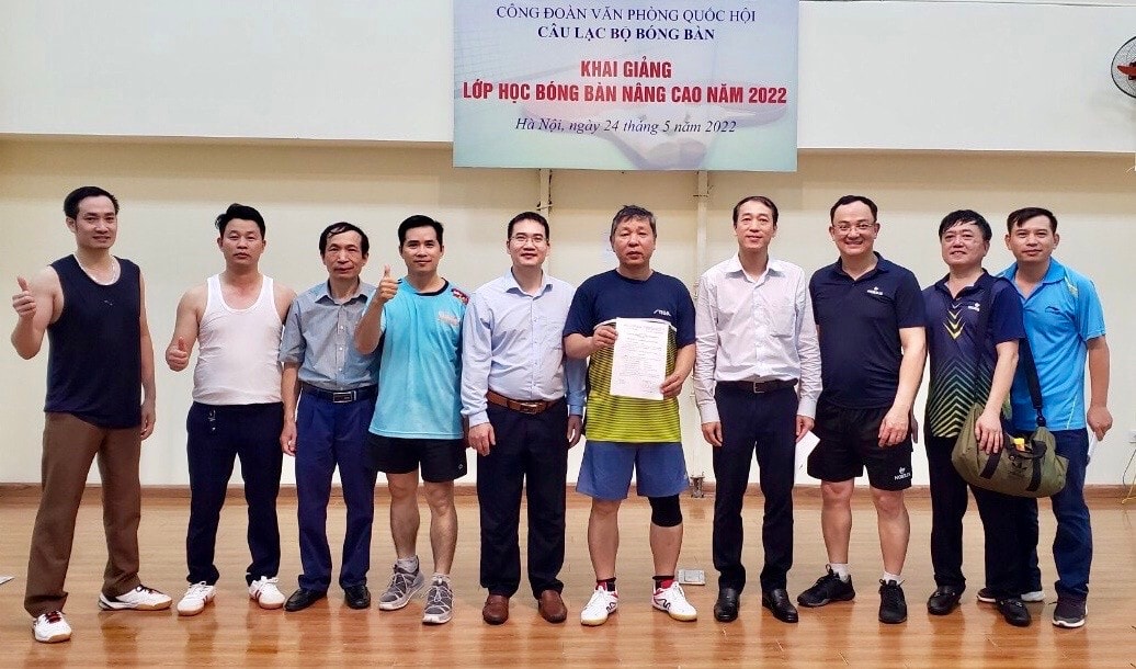 Khai giảng lớp học bóng bàn nâng cao năm 2022 -0