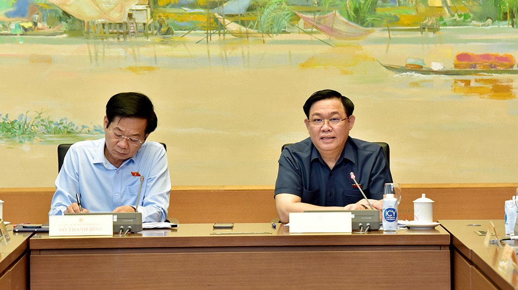Chủ tịch Quốc hội Vương Đình Huệ: Không có luật riêng về xử lý nợ xấu -0
