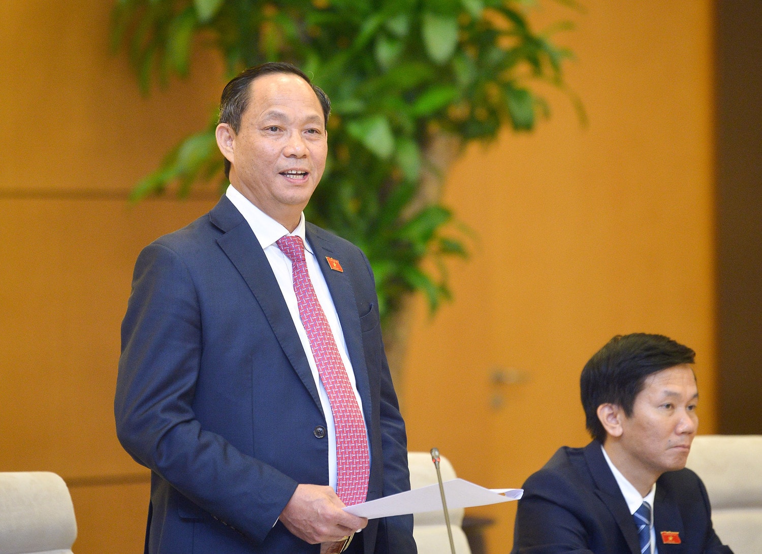 Phó Chủ tịch Quốc hội Trần Quang Phương gặp mặt đại biểu người công với cách mạng tỉnh Kon Tum -0