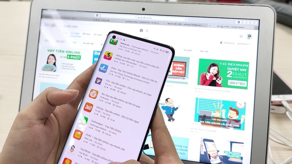 Vay tiền qua app tài chính, cạm bẫy không lối thoát