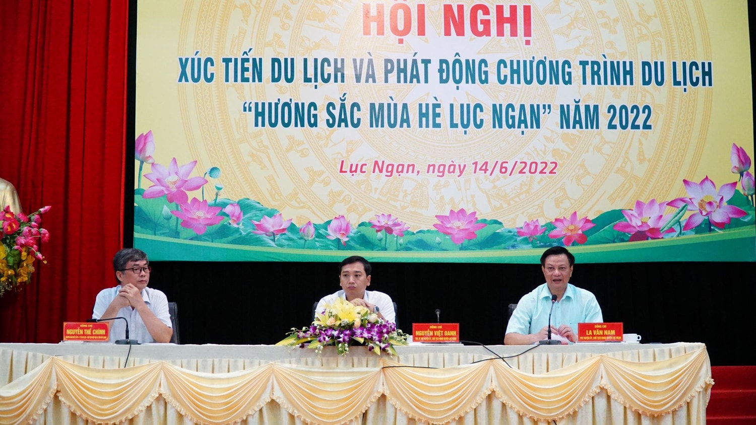 Hội nghị xúc tiến du lịch sáng 14.6 tại UBND huyện Lục Ngạn, Bắc Giang Chuyên nghiệp mới mong có khách lâu dài -0