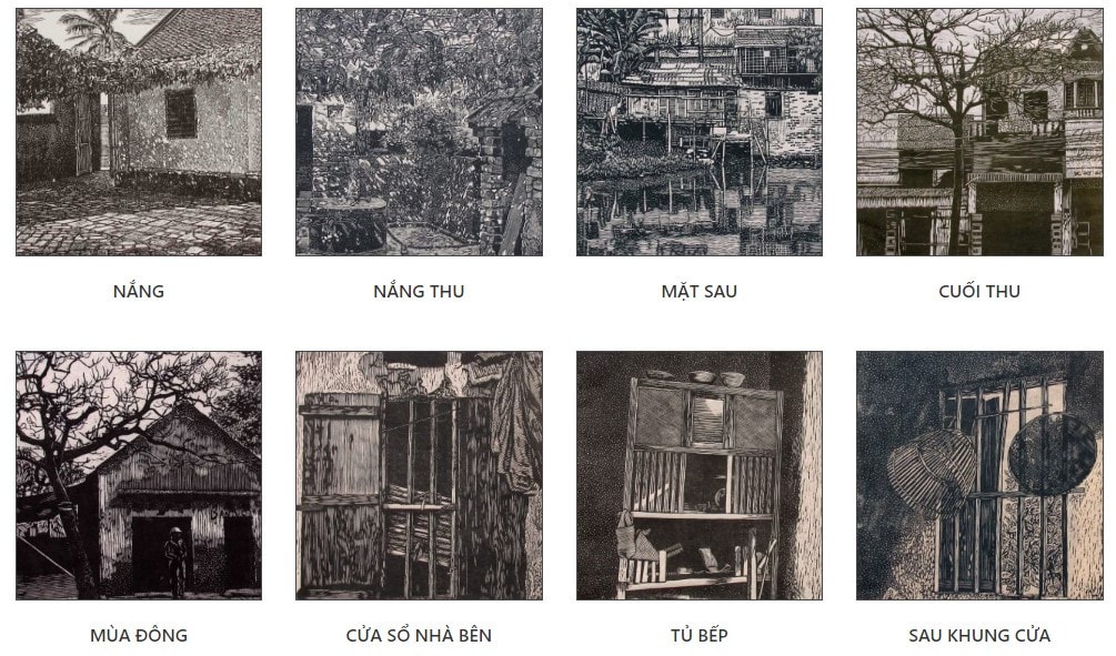 Một số tác phẩm của nghệ sĩ Phạm Khắc Quang - Ảnh: phamkhacquang.art