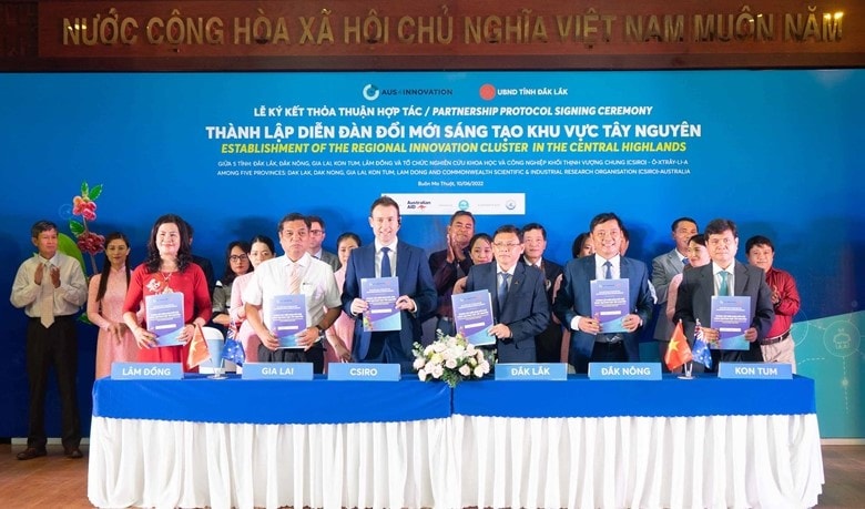 Khung cảnh thành lập Diễn đàn ĐMST khu vực Tây Nguyên