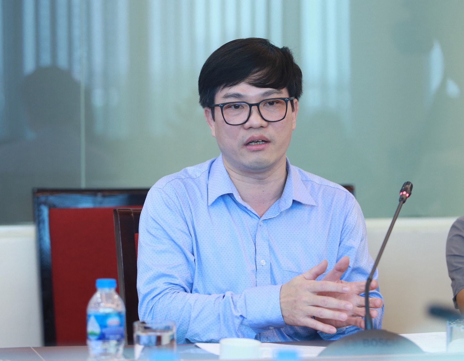Viện trưởng Viện Công nhân và Công đoàn TS. Vũ Minh Tiến phát biểu tại tọa đàm Nâng cao mức sống cho người lao động -0