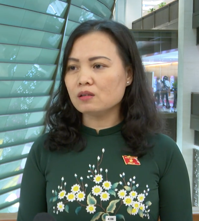 ĐBQH Huỳnh Thị Phúc (Bà Rịa - Vũng Tàu) - ảnh: Thanh Chi 