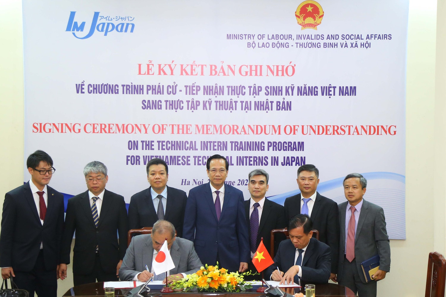 Toàn cảnh Lễ ký kết Ký biên bản ghi nhớ về chương trình phái cử - tiếp nhận thực tập sinh kỹ năng Việt Nam -0