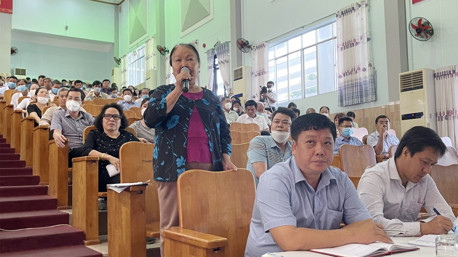 Chủ nhiệm Ủy ban Đối ngoại Vũ Hải Hà tiếp xúc cử tri tại Đồng Nai -1