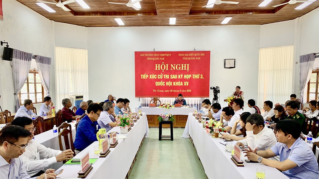 Phó Chủ tịch Quốc Hội Nguyễn Đức Hải tiếp xúc cử tri tại Quảng Nam -0