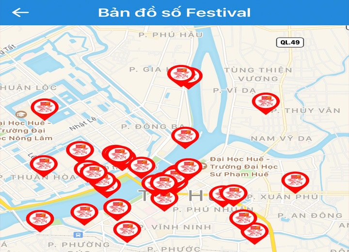 Trải nghiệm Festival Huế 2022 trên bản đồ thông minh -0
