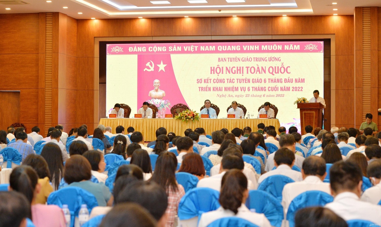 Hội nghị toàn quốc sơ kết công tác tuyên giáo 6 tháng đầu năm, triển khai nhiệm vụ 6 tháng cuối năm 2022 -0