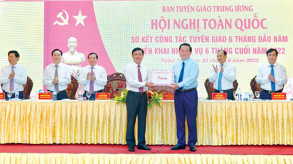 Sơ kết công tác tuyên giáo toàn quốc 6 tháng đầu năm, triển khai nhiệm vụ 6 tháng cuối năm -0