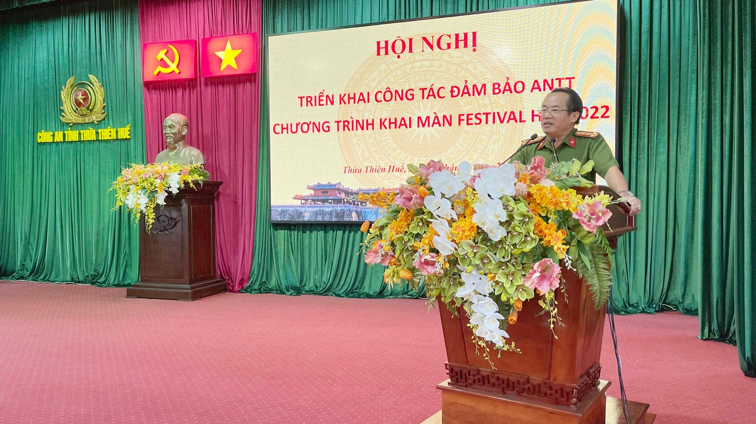 Công an tỉnh thừa thiên Huế: Sẵn sàng các phương án bảo đảm ANTT khi khai màn Festival 2022 -0