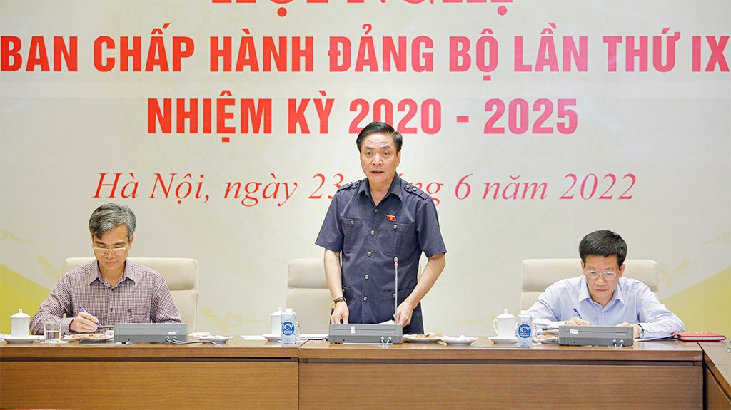 Hội nghị Ban Chấp hành Đảng bộ cơ quan Văn phòng Quốc hội lần thứ IX, nhiệm kỳ 2020 – 2025
