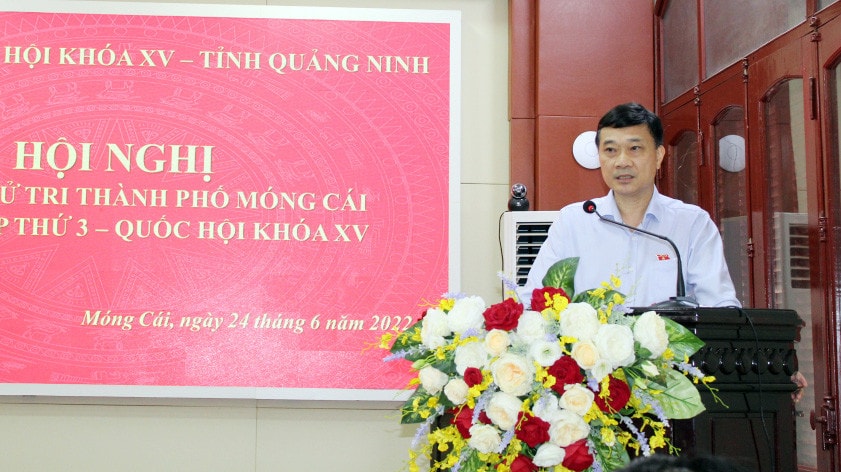 Đoàn ĐBQH tỉnh Quảng Ninh tiếp xúc cử tri TP. Móng Cái và huyện Hải Hà