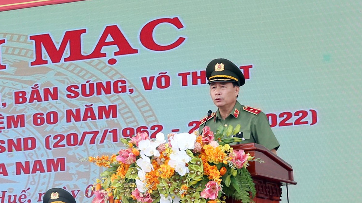 Khai mạc Hội thi điều lệnh, bắn súng, võ thuật Công an nhân dân -0