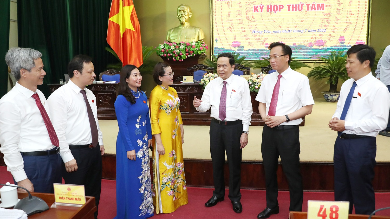 Phó Chủ tịch Thường trực Quốc hội Trần Thanh Mẫn dự Kỳ họp thứ Tám, Hội đồng Nhân dân tỉnh Hưng Yên -0