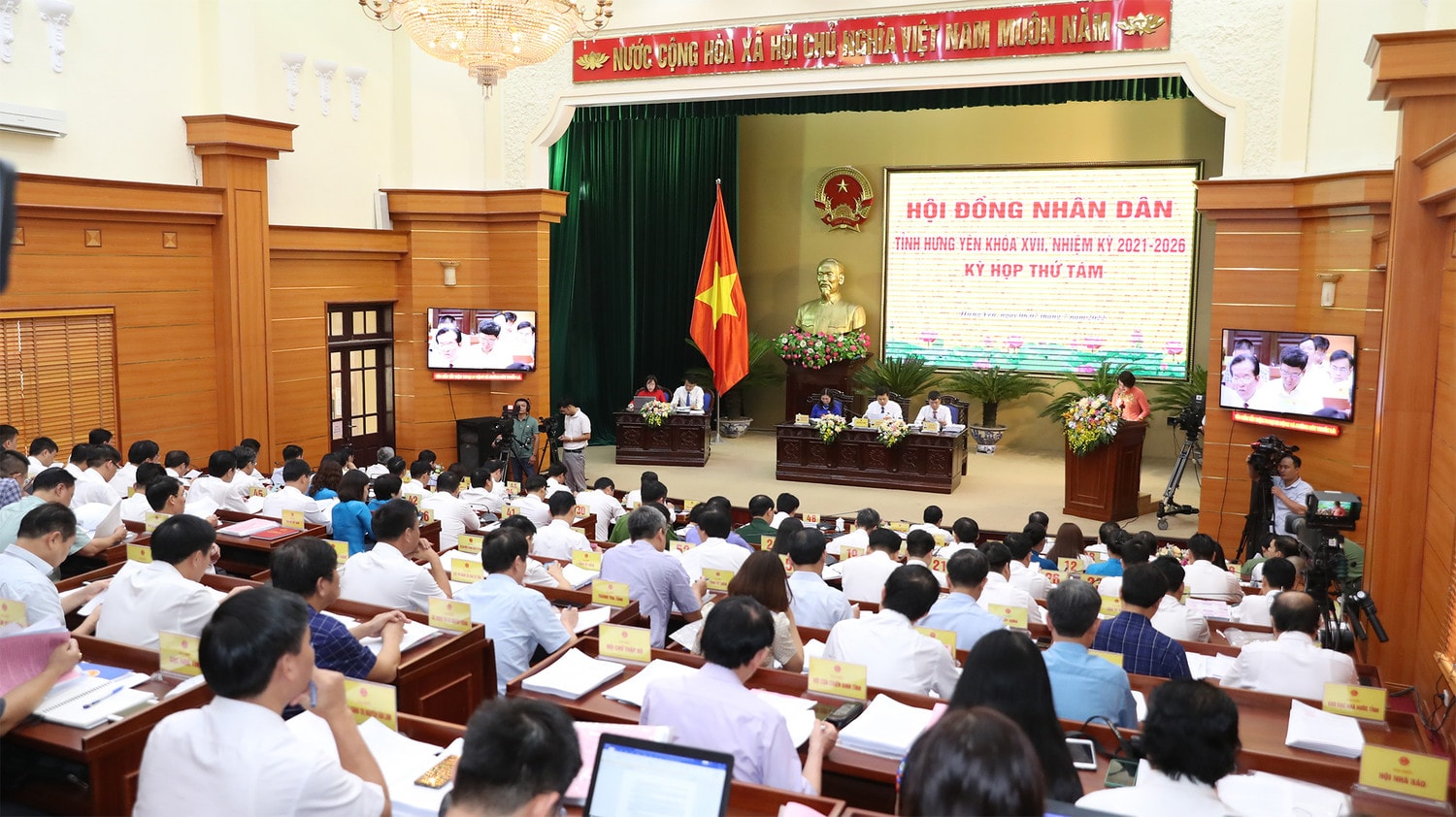 Phó Chủ tịch Thường trực Quốc hội Trần Thanh Mẫn dự Kỳ họp thứ Tám, Hội đồng Nhân dân tỉnh Hưng Yên -4
