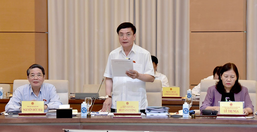 Chủ tịch Nước Nguyễn Xuân Phúc và Chủ tịch Quốc hội Vương Đình Huệ đồng chủ trì hội nghị về Đề án xây dựng Nhà nước pháp quyền -0