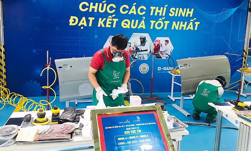 Nghề sơn ô tô tiếp cận công nghệ quốc tế -0