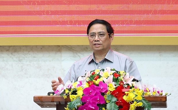 Thủ tướng Chính phủ Phạm Minh Chính làm việc với Ban Thường vụ Tỉnh ủy Hậu Giang -0