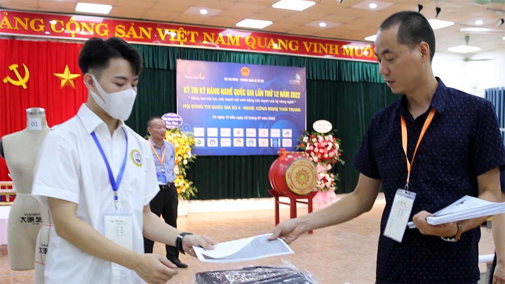 Khai mạc Kỳ thi Kỹ năng nghề quốc gia - nghề Công nghệ thời trang