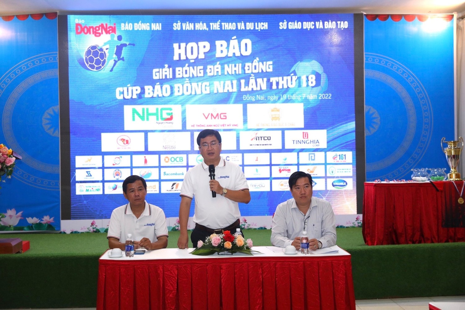 Đồng Nai: Họp báo Giải bóng đá nhi đồng-Cúp Báo Đồng Nai lần thứ XVIII năm 2022 -0