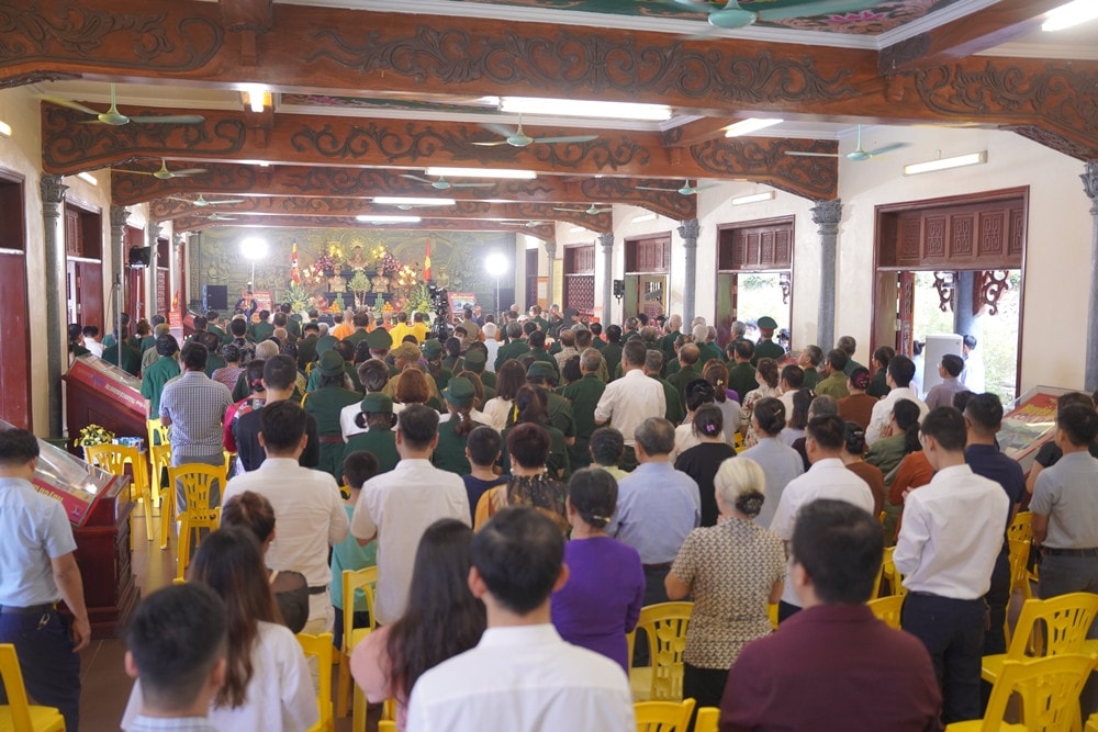 Linh nghiêm lễ tri ân, cầu siêu anh linh các Anh hùng liệt sĩ tại chùa Ba Vàng -0