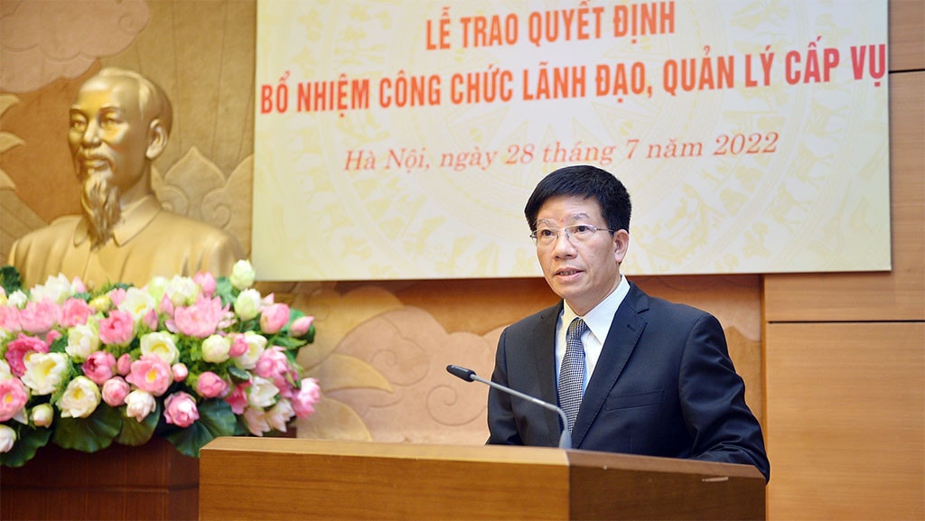 Văn phòng Quốc hội trao quyết định bổ nhiệm công chức lãnh đạo, quản lý cấp Vụ -2