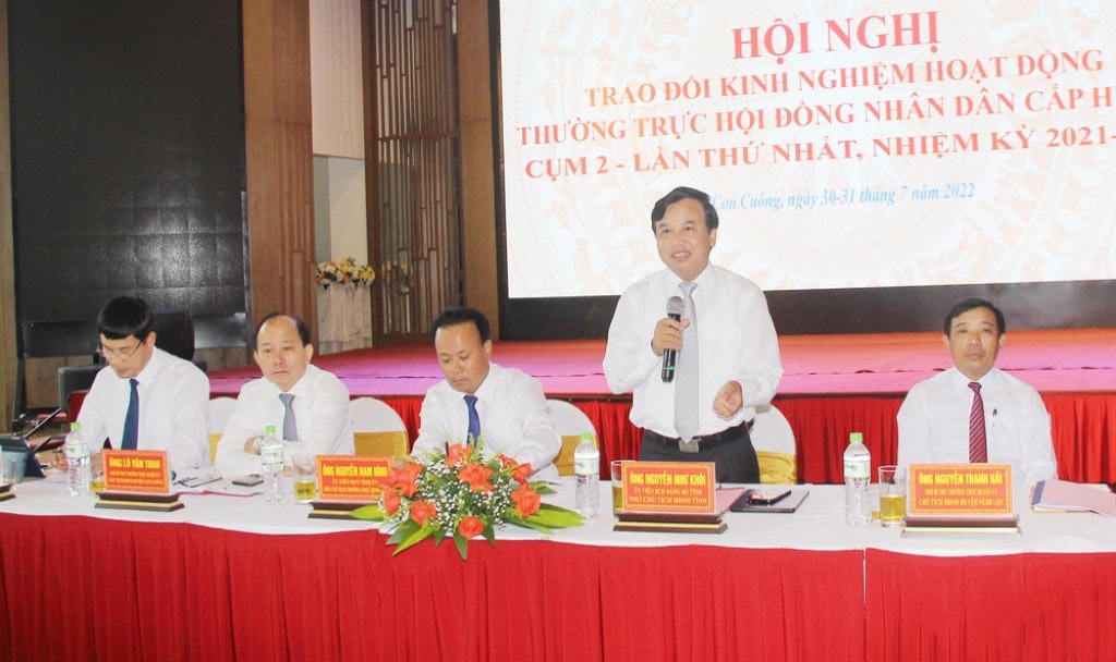 Phó Chủ tịch HĐND tỉnh Nguyễn Như Khôi điều hành phiên thảo luận Kinh nghiệm và giải pháp nâng cao chất lượng giám sát chuyên đề của HĐND các cấp -0