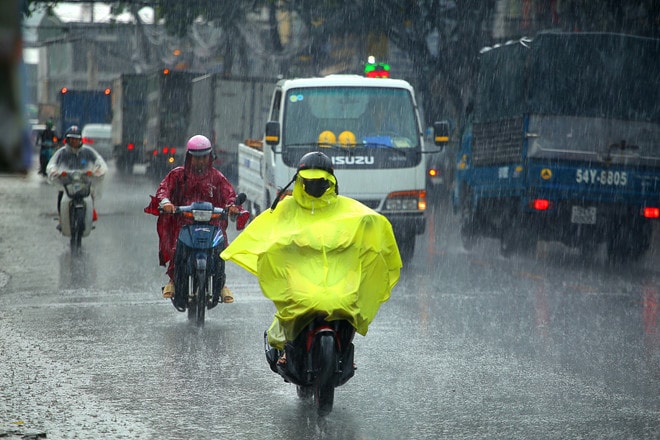 Bắc Bộ, Trung Bộ và Tây Nguyên có mưa rào và dông -0
