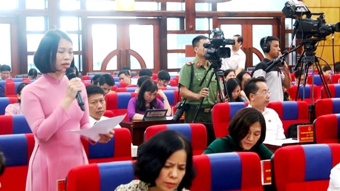 Đại biểu chất vấn tại kỳ họp Nguồn: ITN