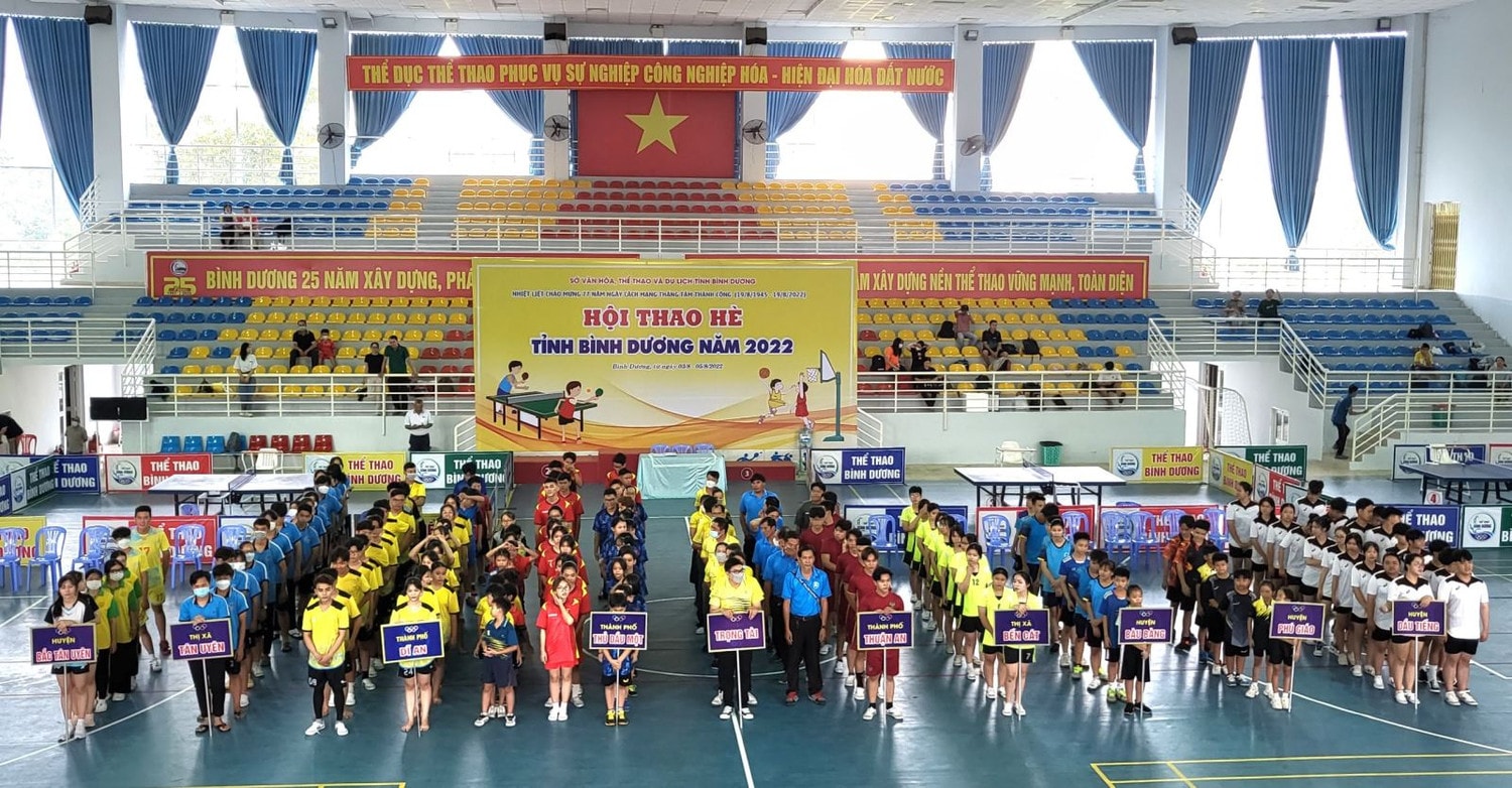 Khai mạc Hội thao hè tỉnh Bình Dương năm 2022 -0