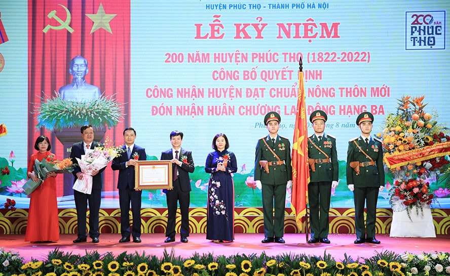 Xây dựng nông thôn mới tại huyện Phúc Thọ theo hướng nâng cao, kiểu mẫu -0