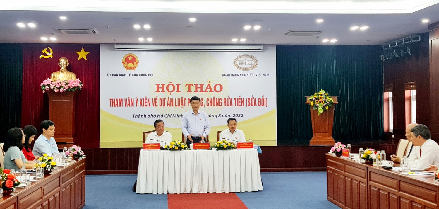 Ủy ban Kinh tế tổ chức hội thảo lấy ý kiến dự thảo Luật Phòng, chống rửa tiền (sửa đổi) tại TP. Hồ Chí Minh -0