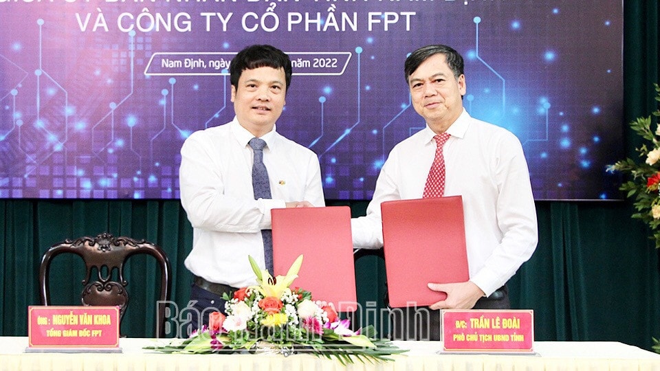 Nam Định hợp tác chuyển đổi số -0