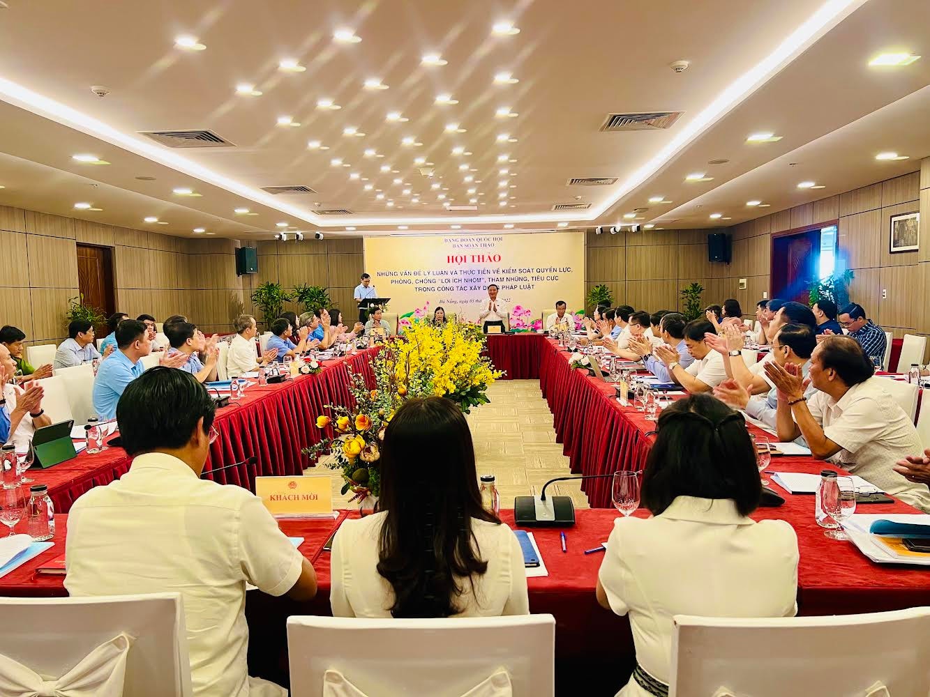 Phó Chủ tịch Quốc hội Nguyễn Khắc Định chủ trì Hội thảo về kiểm soát quyền lực, phòng, chống “lợi ích nhóm”, tham nhũng, tiêu cực trong xây dựng pháp luật -0