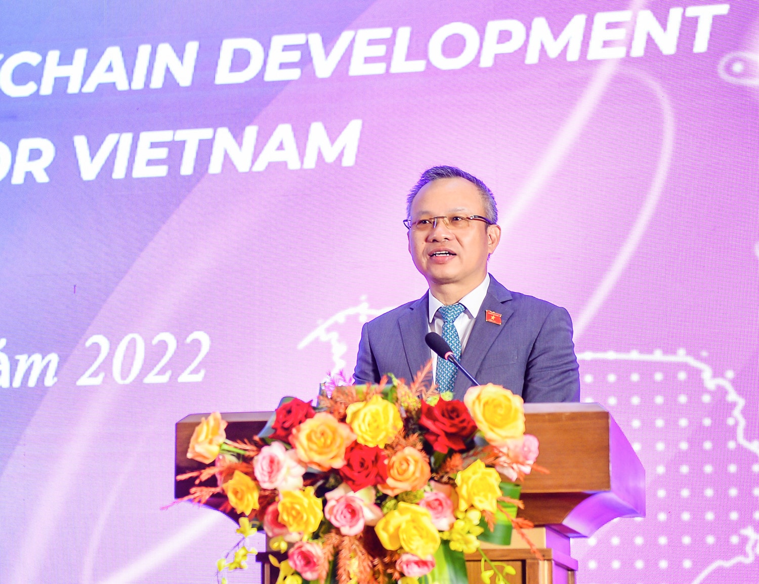 Phó Chủ nhiệm Ủy ban Đối ngoại Nguyễn Mạnh Tiến phát biểu khai mạc hội thảo - ảnh: Thanh Chi 