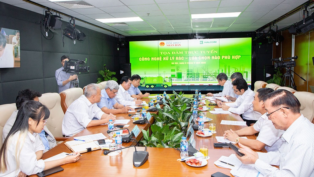 Đang diễn ra Tọa đàm trực tuyến “Công nghệ xử lý rác - Lựa chọn nào phù hợp”