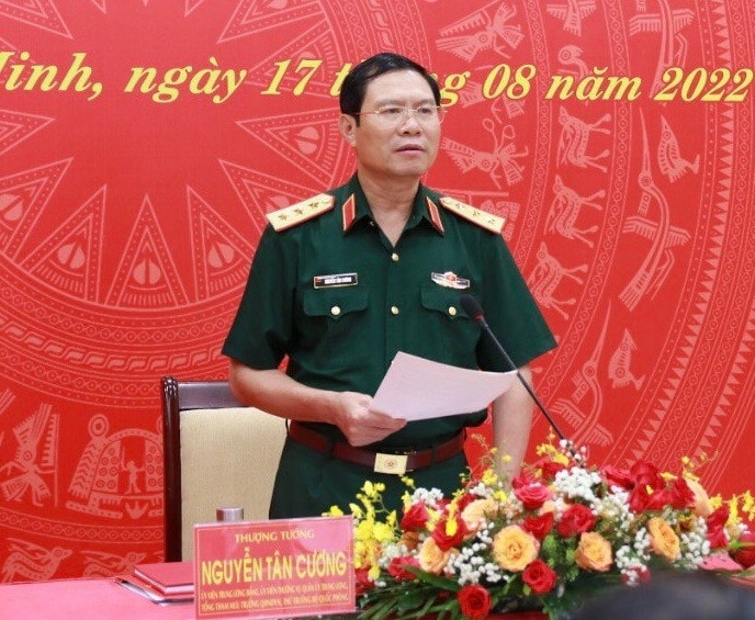 Thượng tướng Nguyễn Tân Cương thăm và làm việc với Tổng công ty Tân Cảng Sài Gòn -0