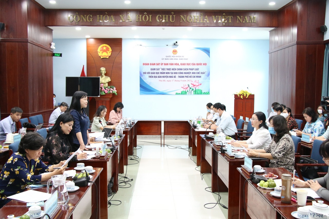 Nâng cao chất lượng giáo dục mầm non tại các khu công nghiệp -0
