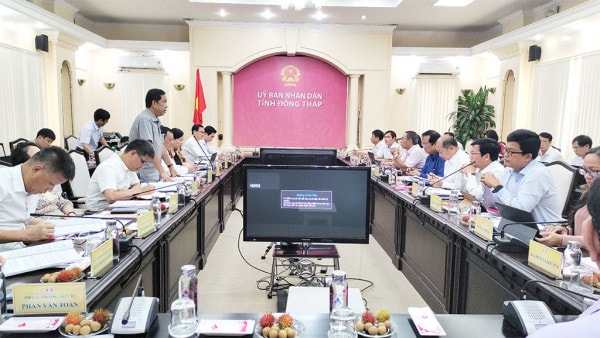 Đoàn giám sát của Ủy ban Xã hội làm việc với UBND tỉnh Đồng Tháp -0