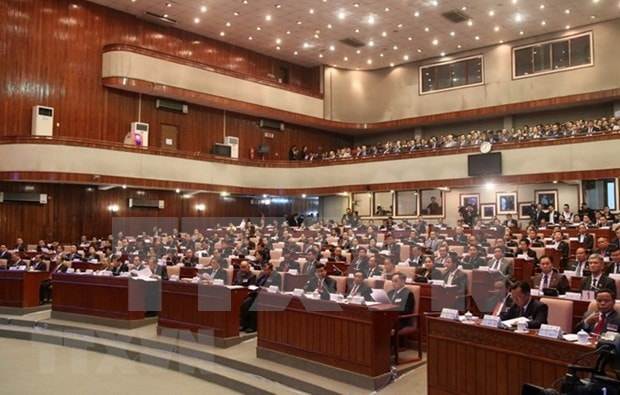 Một cuộc họp của Quốc hội Lào - Ảnh TTXVN