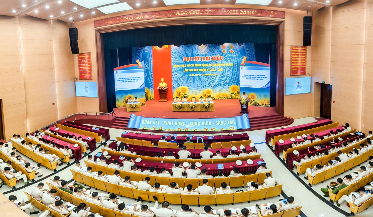 Khai mạc Đại hội Đoàn thanh niên cộng sản Hồ Chí Minh Công an thành phố Hà Nội lần thứ XXV -0
