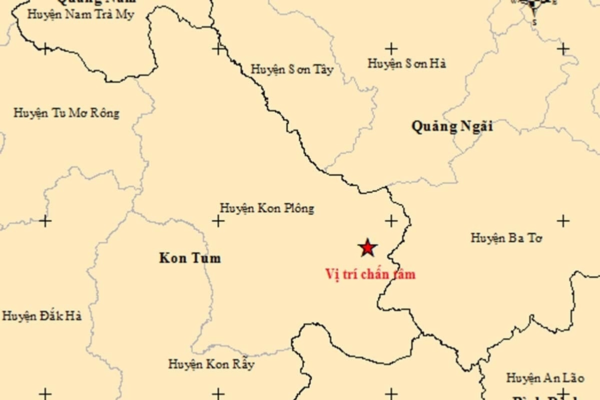 Động đất tại Kon Tum được xác định là do hồ chứa thuỷ điện -0