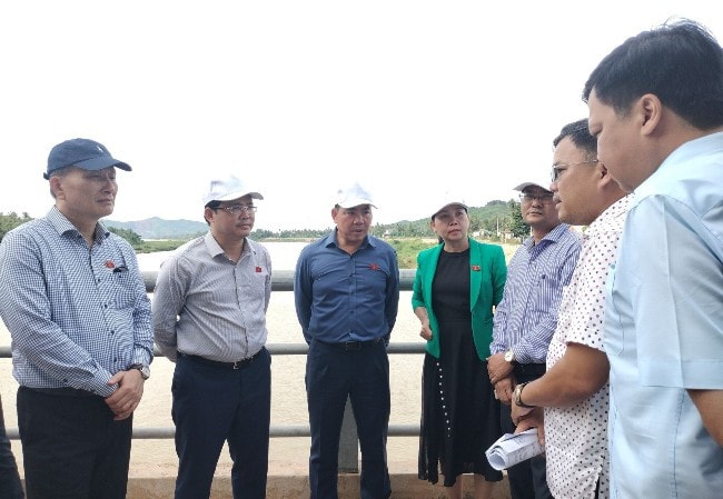 Ủy ban Khoa học, Công nghệ và Môi trường giám sát về ứng phó với biến đổi khí hậu tại Bình Định -0