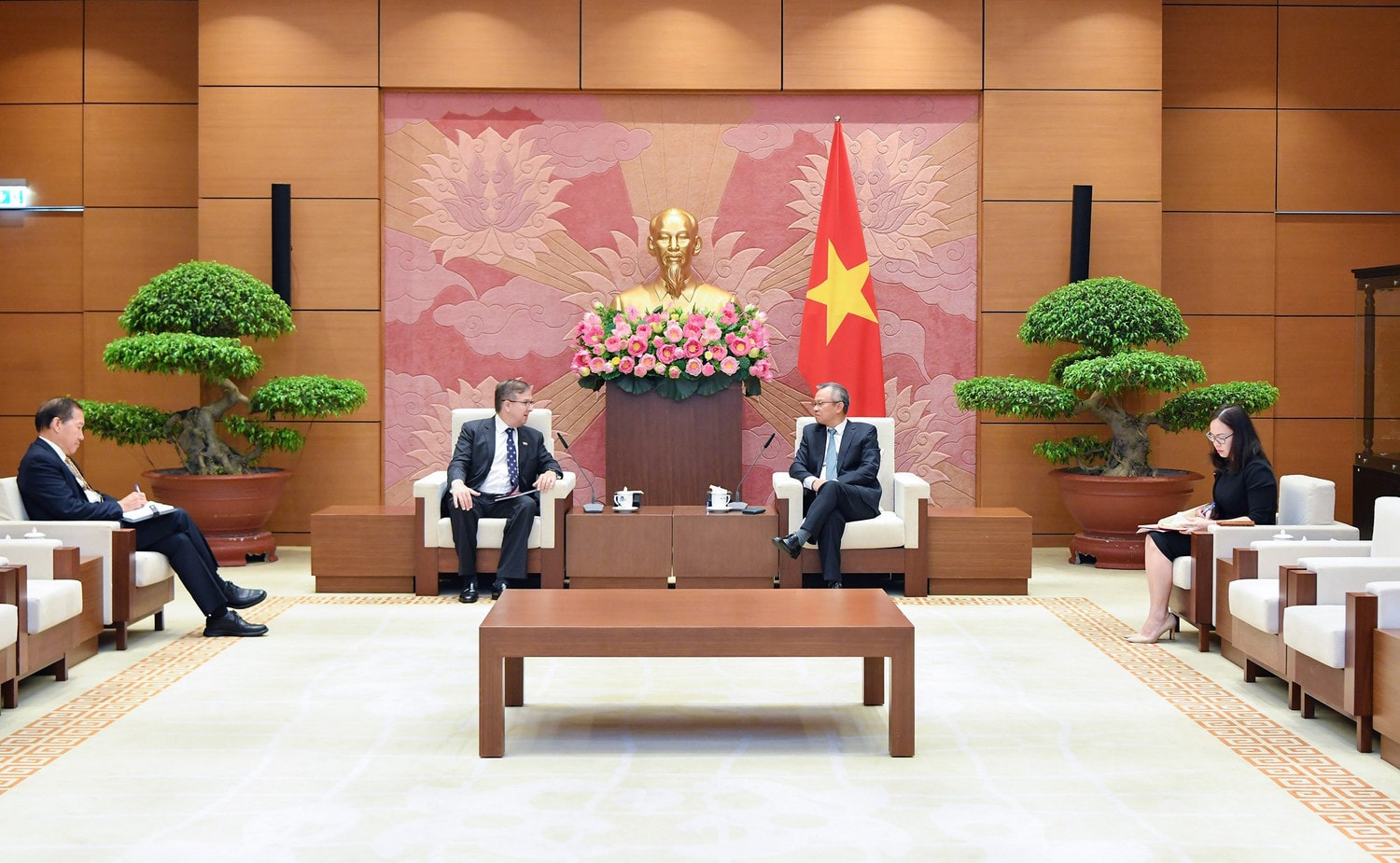 Quang cảnh cuộc tiếp - ảnh: T.Chi 